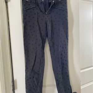 GAP Grey and Black Star Skinny Ankle Pants Size 4